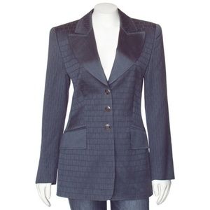 PERFECT for FALL 🍂🍁 Escada Gray Wool Blazer